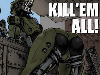 Groping KILL'EM ALL!- Fallout hentai Office Lady