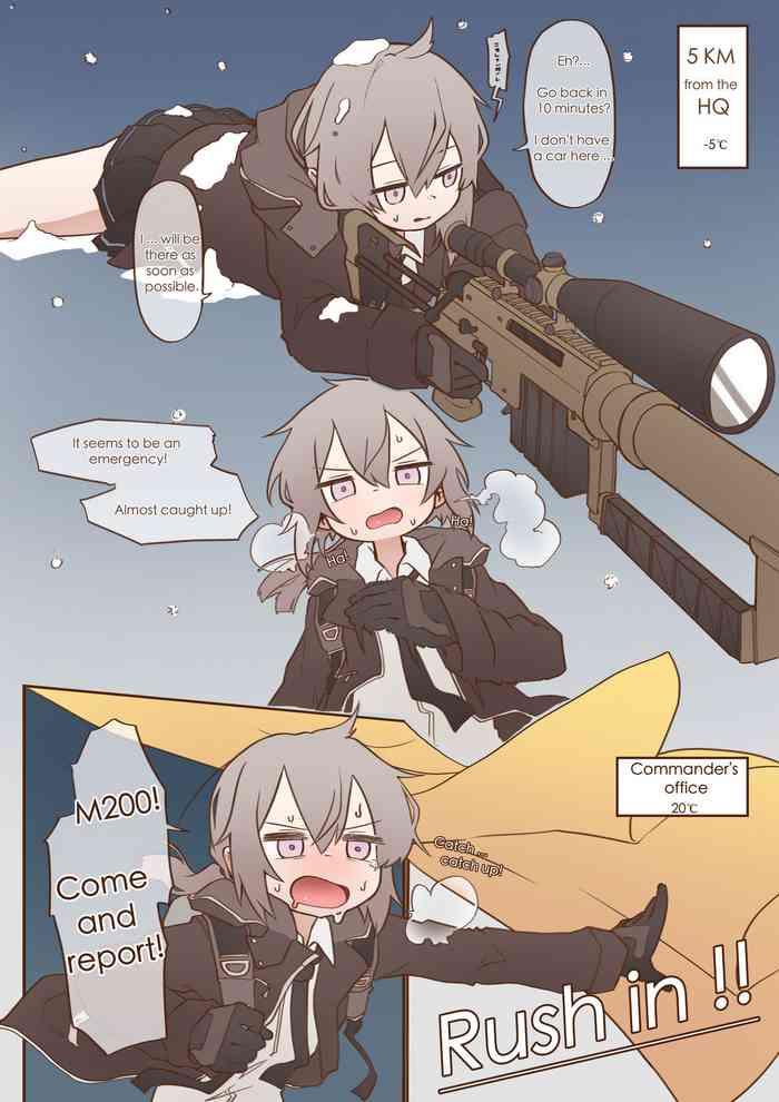 Abuse M200!- Girls frontline hentai Reluctant