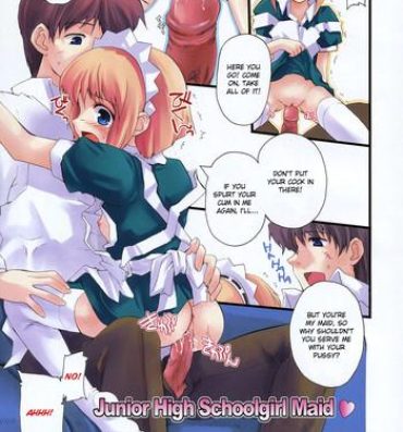 Foreplay Chuugakusei de Maid-san de Osanazuma | Junior High Schoolgirl Maid Outdoor Sex
