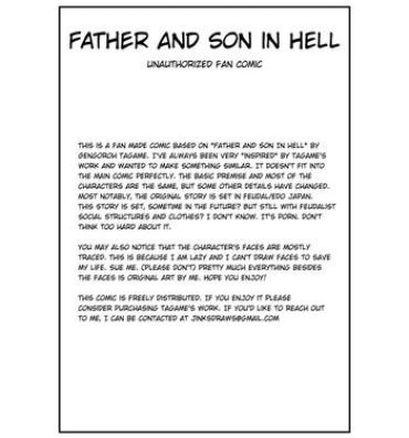 Cocksucker Father and Son in Hell – Unauthorized Fan Comic- Original hentai Insane Porn
