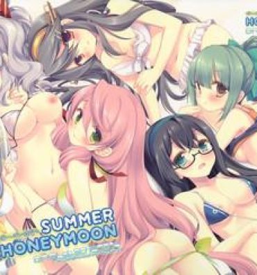 Hairy Yome Ippai Teitoku no Summer Honeymoon- Kantai collection hentai Gay Pawn