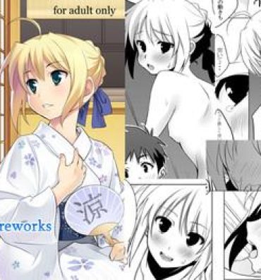 Gordita Fate/fireworks- Fate stay night hentai Groupfuck